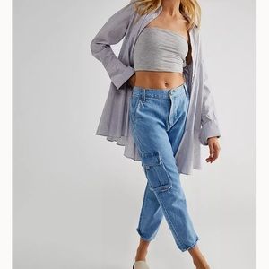 Levi’s Premium High waist Denim Cargo Pants